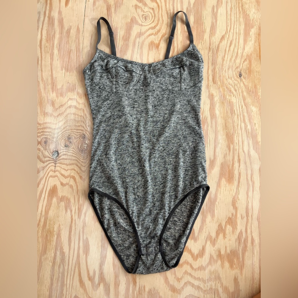 Grey linen Baserange bodysuit
